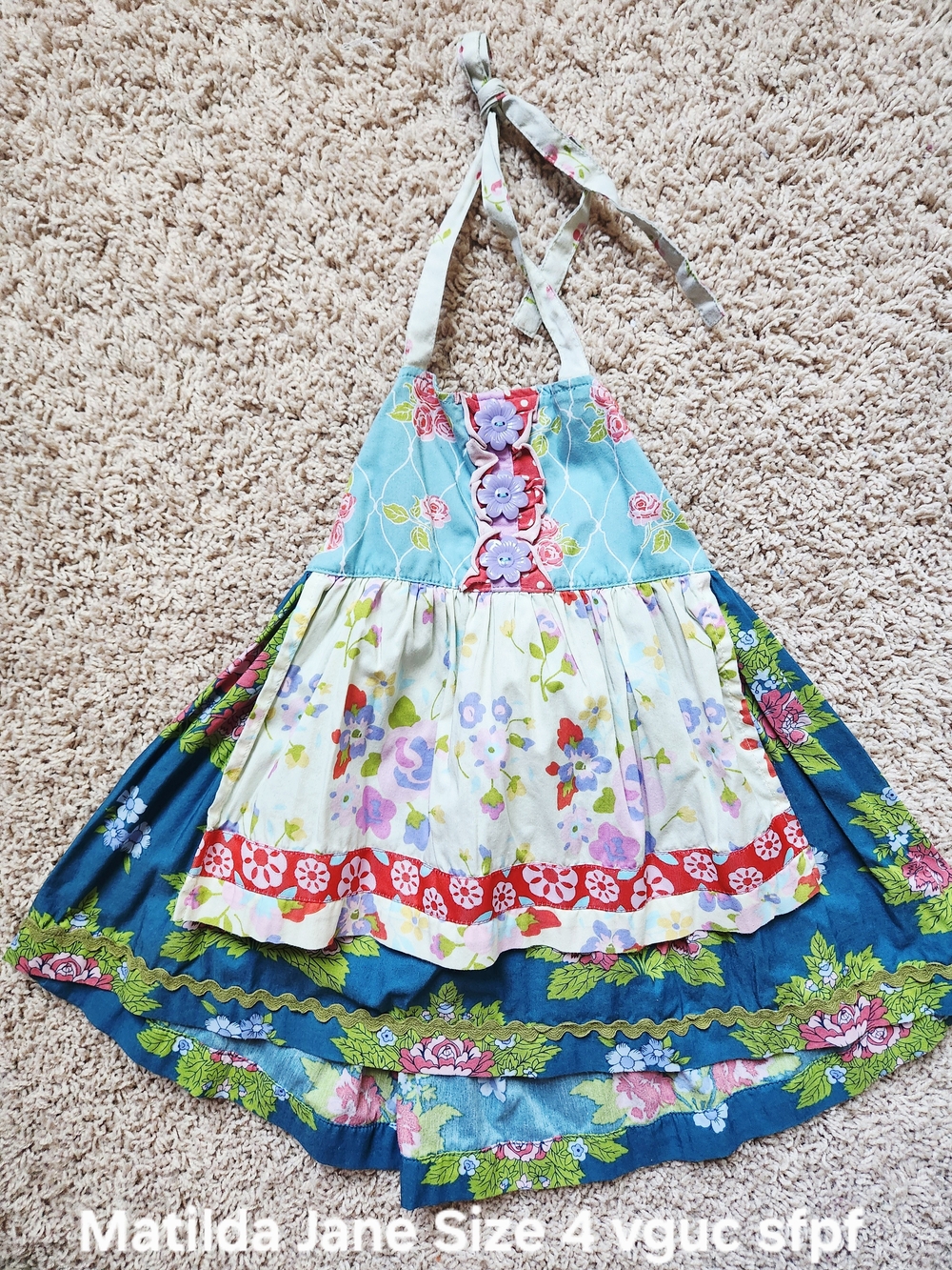 Matilda Jane Good Hart Lark Lakes Ellie apron halter top